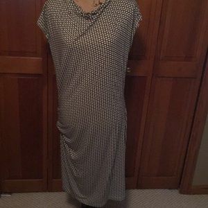 Cabi black print dress